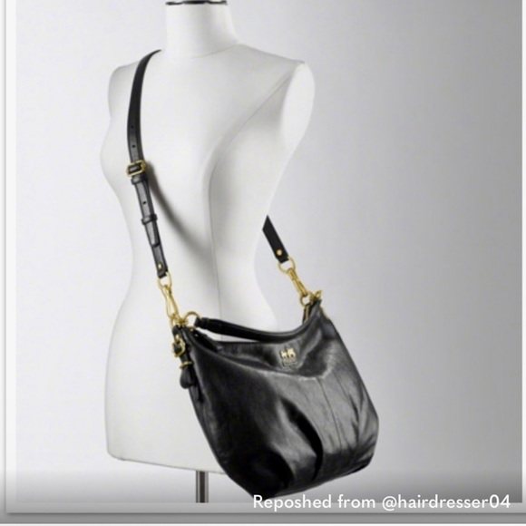 Coach Handbags - Coach Leather Madison Convertible Hobo Bag